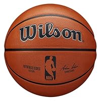 Wilson Unisex-Adult NBA Authentic Series Outdoor Basketball, Brown, 7