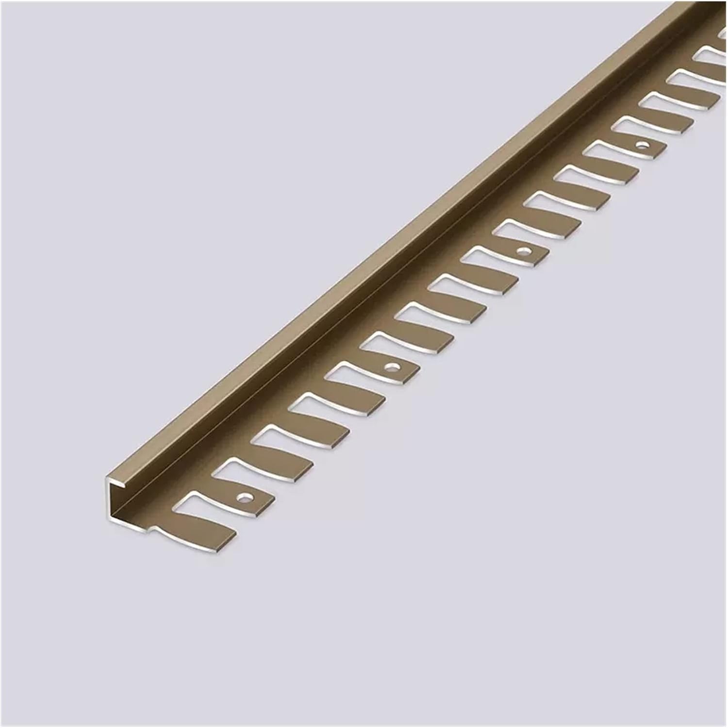 REMYS Floor Transition Strip for Gap, Aluminum Wood Floor Transition Strip,Carpet to Tile/Wood to Vinyl Floor Edging,Threshold Reducer Ramp,Easy to Install and Cut (Color : Silver, Size : 28)
