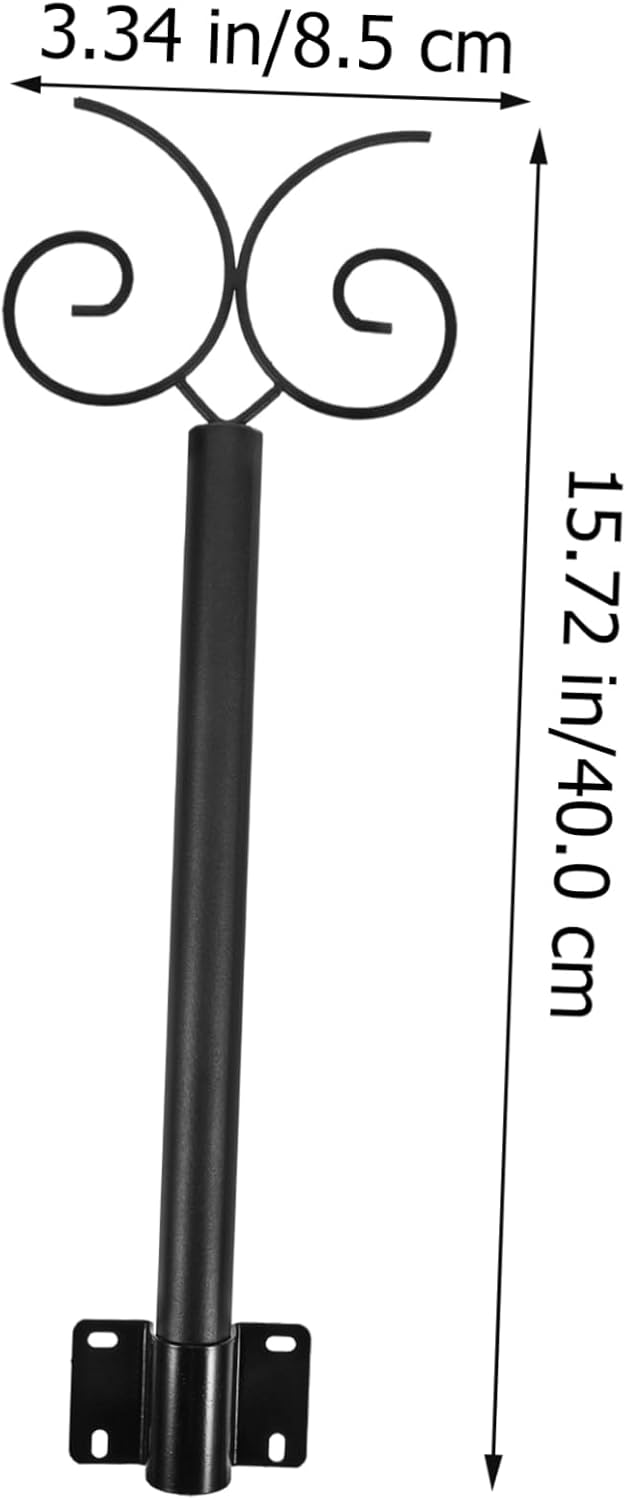 1 Set String Outdoor String Light Pole Support Rod for Convenient Hanging of Lights Bird Feeders and More Easy Installation for Patios Yards and Fences