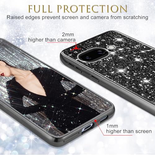 Coque Google Pixel 10A 5G protège chutes style paillettes - 4