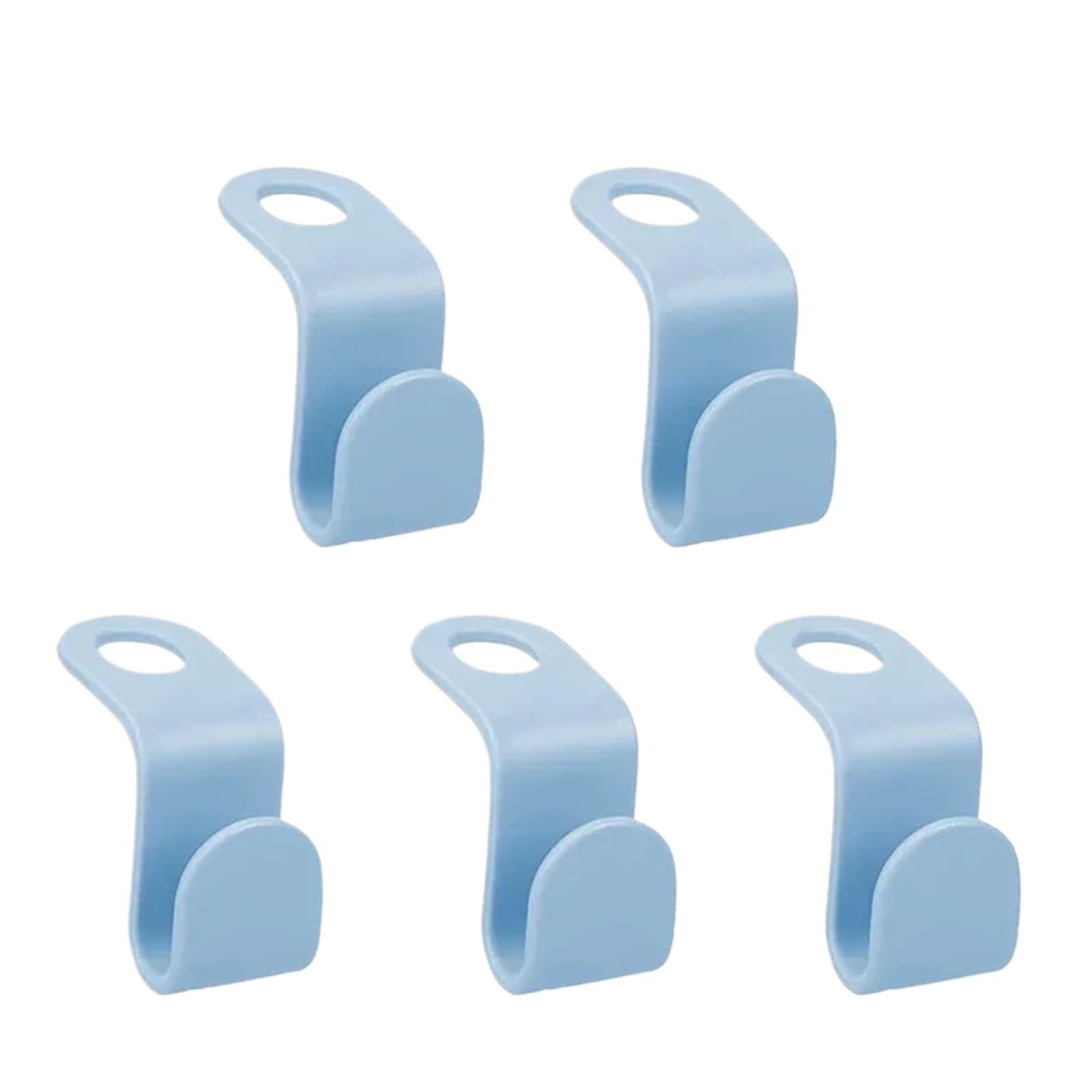 Clothes Hanger Connector Hooks 60pcs Wardrobe Hanger Hooks Multifunction Cascading Plastic Bedroom Storage Space Saving Coat Hook for Wardrobe Storage(Blue)