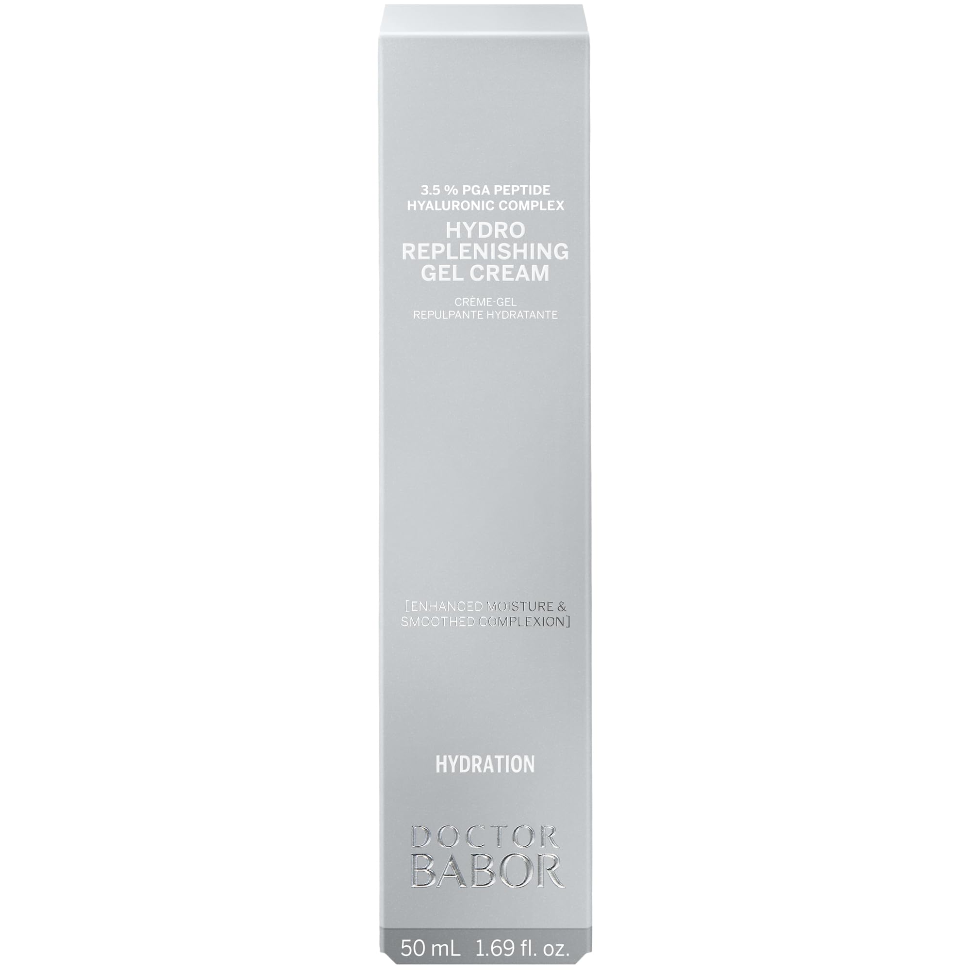 DOCTOR BABOR Hydro Replenishing Gel Cream | Leichte, feuchtigkeitsspendende Gel-Creme Formel für trockene Haut | 24-Stunden Feuchtigkeitspflege sowie Frische & Glätte | vegan | 50ml
