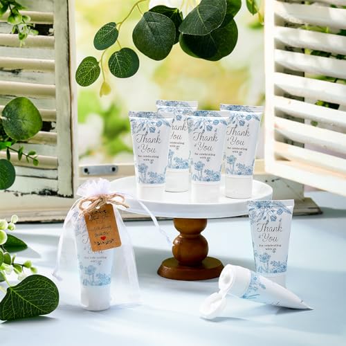 Image of 36 Sets Sunscreen for Baby Shower Party Favors SPF 30 Mini Lotion 1 oz Resistant Travel Sunscreen Bulk Thank You Gifts for Guest Party Supplies(Flower)