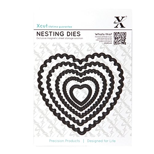 Xcut Nesting Dies-Scalloped Heart