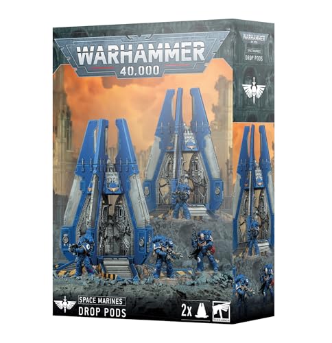 Games Workshop - Warhammer 40.000 - Space Marines: Drop Pods