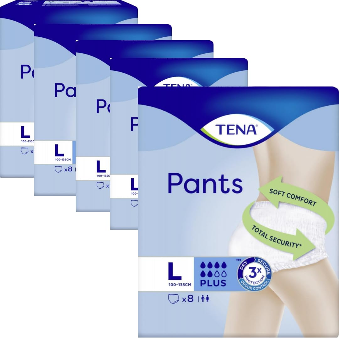 Pants Plus Large Pads Damenbinden 8 STÜCK x 5 Packungen