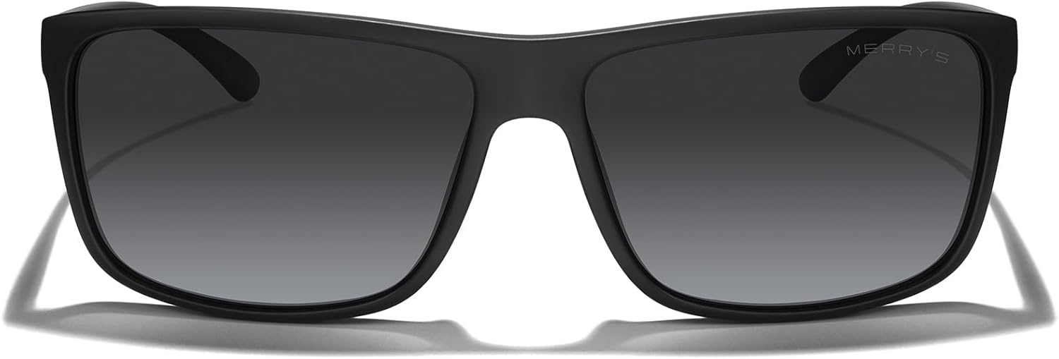 MERRY'S Rectangular Polarized Sports Sunglasses for Men Women Cycling Driving Fishing UV400 Protection S8225 - Image 2