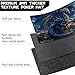 FOJEXBKAS Playmat for MTG Dragon Under The Starry Night Magic Play Mat 24x14 Inch Card Game Mat for Magic The Gathering TCG PTCG Playmat with Free Storage Bags Non-Slip Backing and Stitched Edge