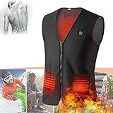APLICACIÓN AMPLIA: El chaleco se puede utilizar para actividades al aire libre, esquí, pesca en invierno, montañismo, motocicleta, bicicleta, camping, senderismo, aventura, calle de invierno, asistencia al aire libre, oficina todos los días, etc.