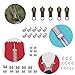 YaHoGa 143 PCS Zipper Repair Kit Zipper Replacement with Install Plier for Bags, Jackets, Tents, Backpacks, Sleeping Bag