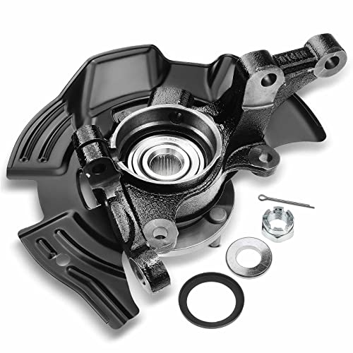 A-Premium Front Right Steering Knuckle & Wheel Bearing Hub Assembly Compatible with Hyundai Sonata 2011 2012 2013, 2.4L, Gas, Passenger Side