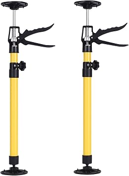 Cabinet Installation Jack 1/2 Pack, Labor Saving Hand Lifting Jack Tool, Third Hand Tool, Lever Arm Lifter For Installing Cabinets, Ratcheting Cargo, Range Hoods, Drywall