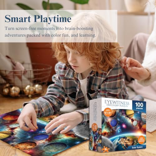 Eyewitness Discovery Puzzle American Landmarks, Rompecabezas de 100 piezas para niños, juguete educativo para niños y niñas de 5 años en adelante miniatura 5