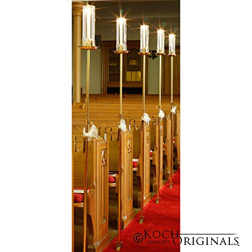 IHR Tapered Candle 24cm Solid Coloured - (Grass Green)