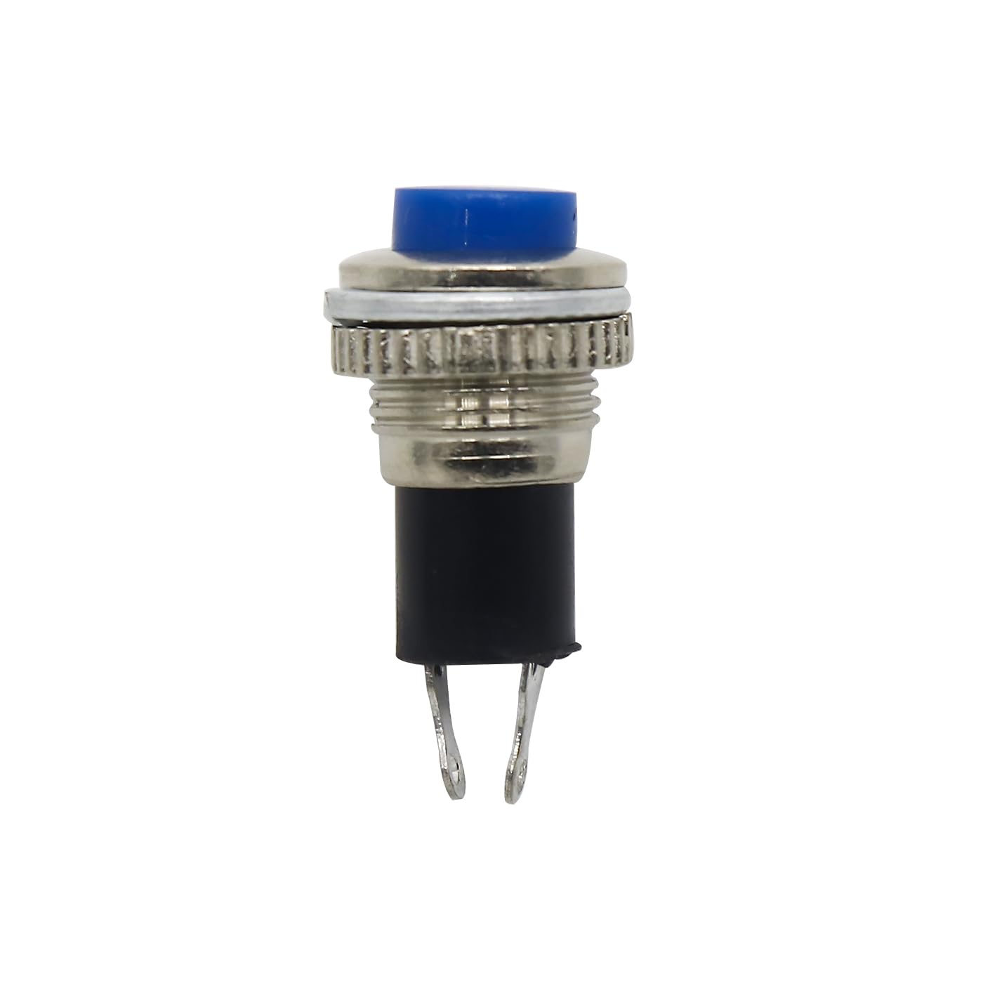 Electronic Spices 10mm Panel Mount Momentary Horn Types Push Button Switch Blue Color (Pack of 5)-picture-20