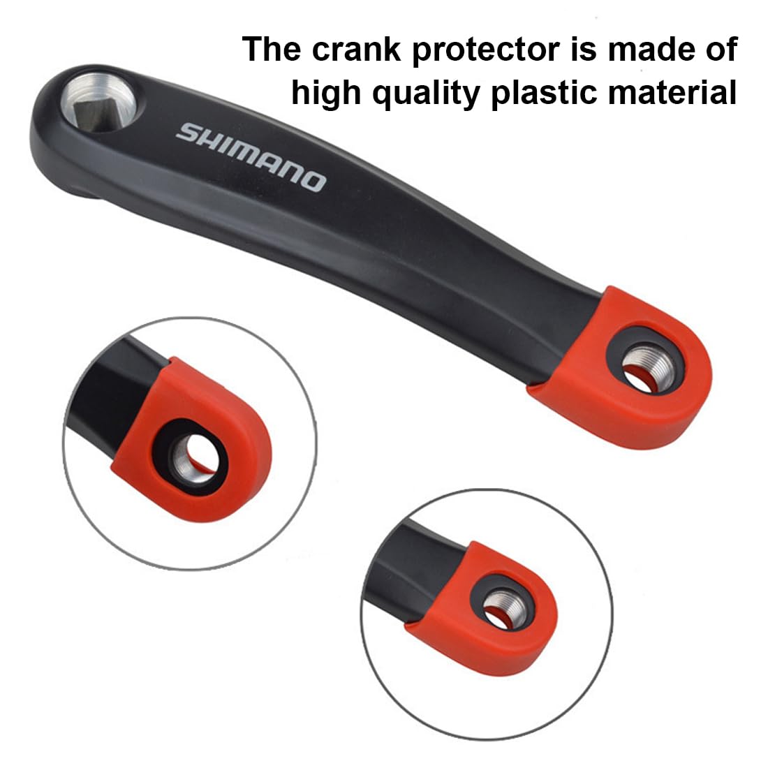 Protezioni In Silicone Per Pedivelle MTB - Copri Pedivelle Antiurto Per Bici Da Montagna, 1 Paio - Foto 4