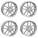 4x AUTEC Felgen Alufelgen BAVARIS 7.5x18 ET51 5x112 Brillantsilber kompatibel mit BMW 2er X1 X2 1 iX1