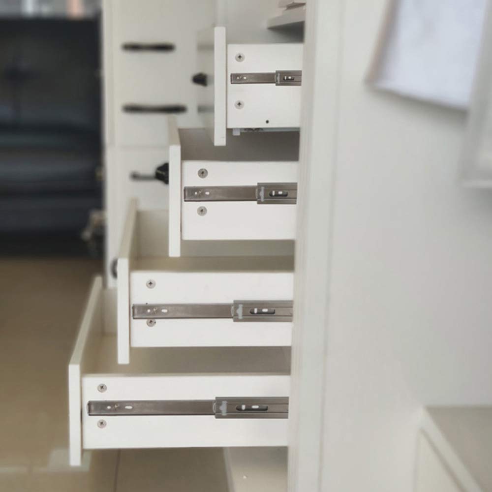 Push-to-Open-Schubladenführungen aus Edelstahl