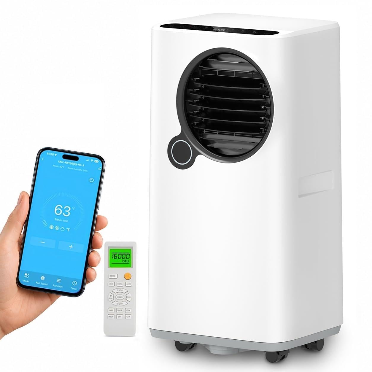 KINDOJIA 16000 BTU Portable Air Conditioner