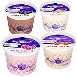 Magic Cup Nutrtitional Supplement Variety Pack, 4 oz. cup (Pack of 24) (6 Choc, 6 Vanilla, 6 Butter Pecan, 6 Wild Berry)
