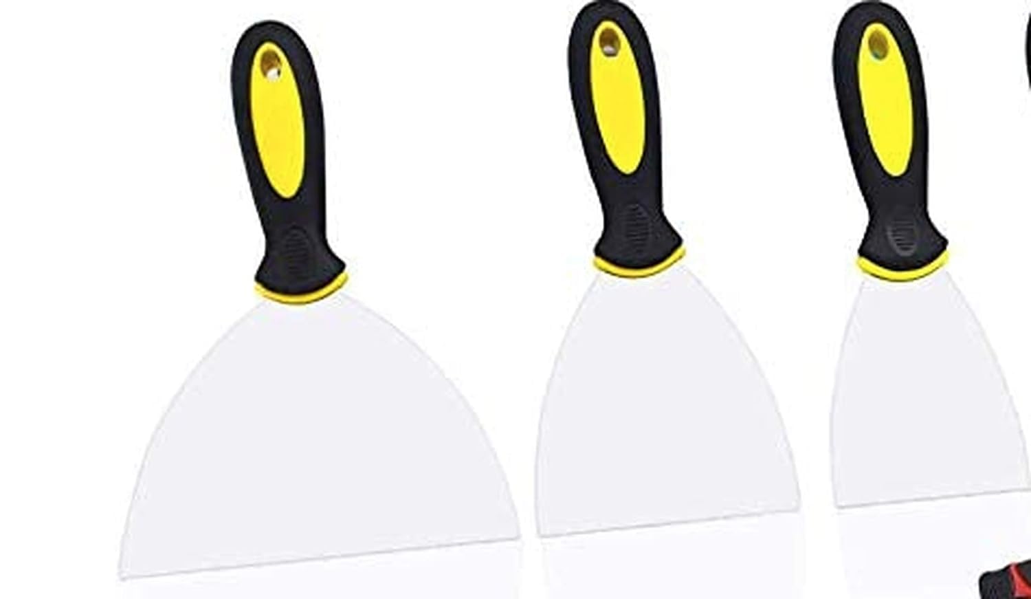 Generic Putty Knife Set, Putty Knives, Metal Scrapers, Putty Scrapers for Drywall, Putty, Decals, Wallpaper, Baking, Patching and Painting (1.5, 3, 5,)(Pack of 3) (B0CTZTWX9P) Amazon Price History, Amazon Price Tracker