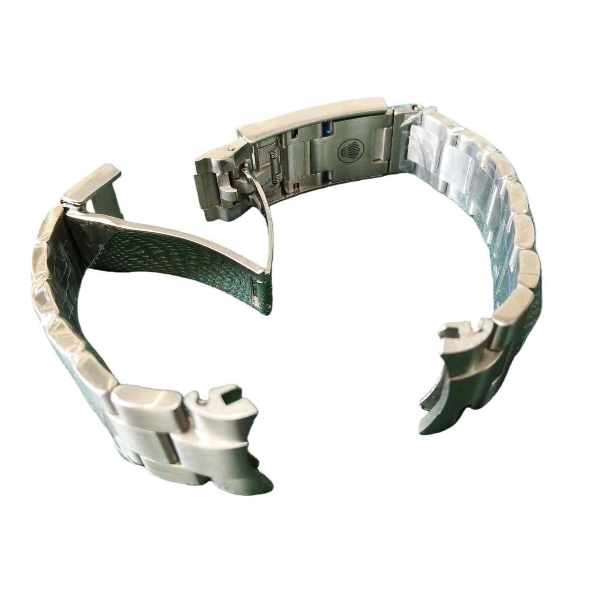 Banda Metallo Ricambio Cinturino Orologio Acciaio Inox 20mm 21mm Fibbia Estensione Bracciale per Rolex Submariner - 21mm