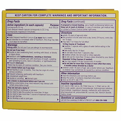 Nexium 24Hr Capsules 42 Ea (Pack Of 3) #TOP2