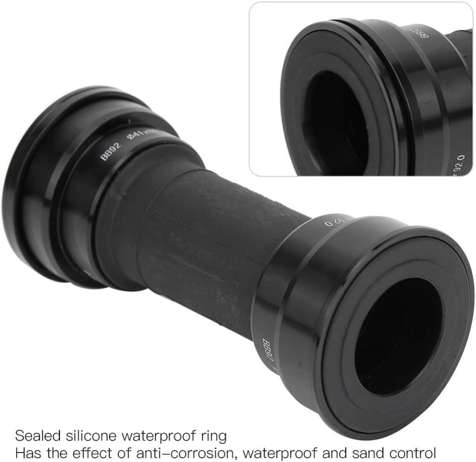 BB92 Press-Fit Bottom Bracket - 24mm Spindle Sealed Bearing BB for Road & Mountain Bikes