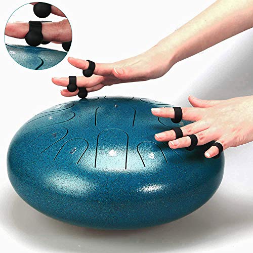 Box Instrument Finger Snapklik.com : Yowin Steel Tongue Drum Finger Picks, Silicone Rubber ...