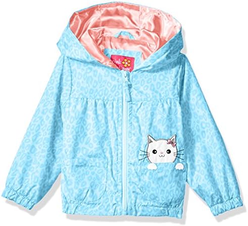 Pink Platinum Toddler Girls' Cheetah Windbreaker