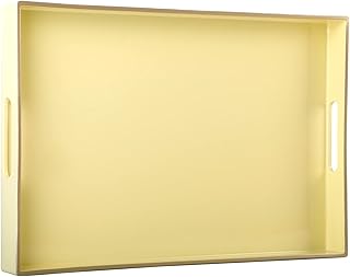 Zosenley Decorative Tray, Rectangular Plastic...,