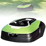 NAMVI Robot cortacésped, para céspedes de hasta 1500 m2 con Pendiente del 35%, cortacésped rotativo Inteligente ultrasilencioso navegación por...
