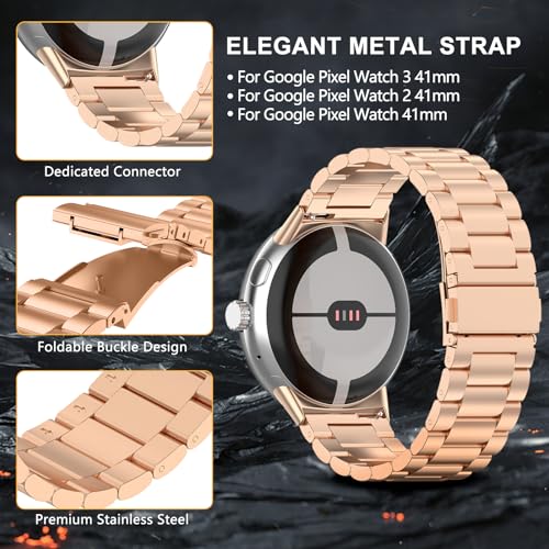 ToVioc Bracelet Compatible with Google Pixel Watch 4 41mm/3 41 mm/2/1 - Image 2