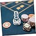 BESPORTBLE Acrylic Win Marker Transparent Wheel Game Markers for Poker Chips Stable for Enhanced Game Experience Stylish Addition to