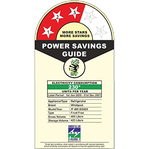 Whirlpool 465 L 3 Star Inverter Frost-Free Double Door Refrigerator (IF INV CNV 480 ALPHA STEEL (3s) amazinggiftidea-com