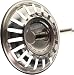Blanco, 119146 8cm Sink Strainer with Easy Use Pivot 18 Drain Holes Genuine Replacement Stainless Steel