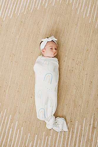 Image of Copper Pearl Swaddle Blankets for Newborns | Soft Stretchy Receiving Blankets for Boys and Girls | Large 46 x 46 Inch Baby Blankets | Lightweight and Breathable Swaddles | Skye
