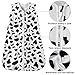 GUNTAIL Baby Sleep Sack 6-12 Months Baby Wearable Blanket 100% Rayon Cotton 2-Way Zipper Toddler Sleeping Sack，Comfy Soft Lightweight TOG 0.3（Cow Print）