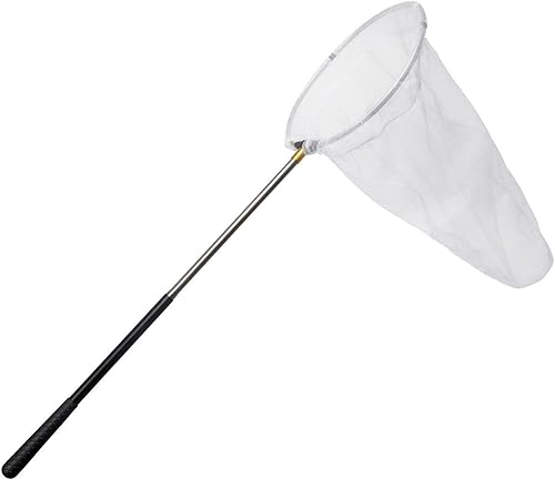 Miniatura 2 de Trasfit Kit de red de mariposas, jaula de hábitat desplegable de 12 x 14 pulgadas, anillo de 12 pulgadas, mango de red escalable que se extiende