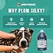 Nature's Specialties Plum Silky Ultra Concentrated Dog Shampoo Conditioner, Makes up to 24 Gallons, Natural Choice for Professional Pet Groomers, Silk Proteins, Made in USA, 1 gal