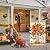 AVOIN colorlife Fall Garden Flag 12x18 Inch Double Sided Outside, Autumn Tree Maple Leaves Seasonal Yard Outdoor Flag