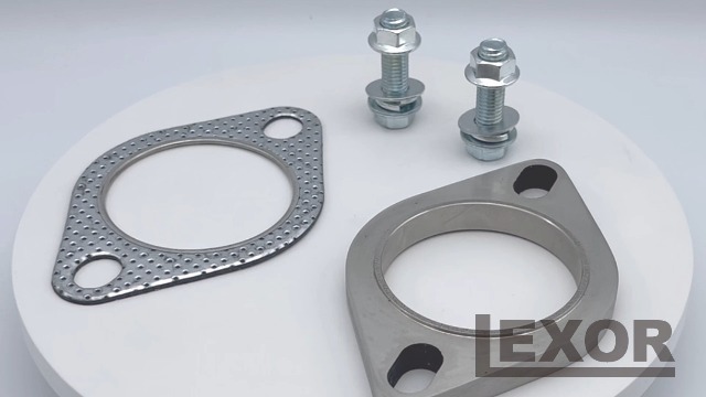 Amazon | LEXOR マフラー フランジ ガスケット ボルト ナット セット