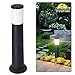 Produktbild LED Aussenstehleuchte Stehleuchte Außenlampe IP55 80cm (H) Garten Geh Weg Stand Lampen Hof Beleuchtung Wegeleuchten, wegeleuchten außen 230V inkl. 12W E27 Licht Warmweiß 1500LM