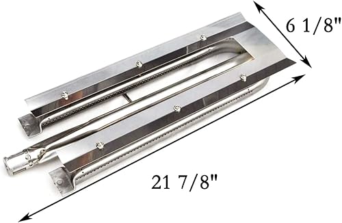 Miniatura 2 de Htanch SA5481 - Quemador de parrilla vikingo de acero inoxidable de 21 78 pulgadas para Viking 316-911, VGBQ 30, VGBQ 41, VGBQ 53 en serie T,