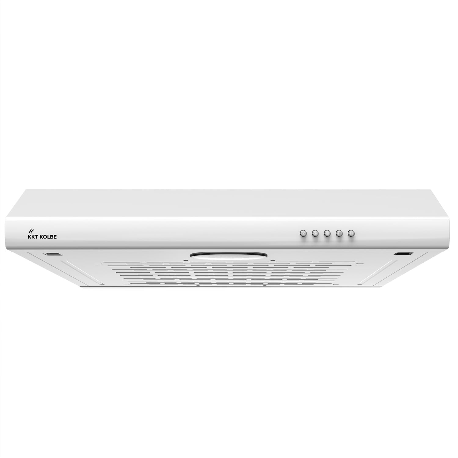 KKT KOLBE Dunstabzugshaube 60 cm Edelstahl Unterbauhaube Abluft Umluft 3 Leistungsstufen LED-Beleuchtung Weiß