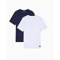 EMPORIO ARMANI T-Shirt Girocollo da Uomo Essential LOGOLABEL, Confezione da 2