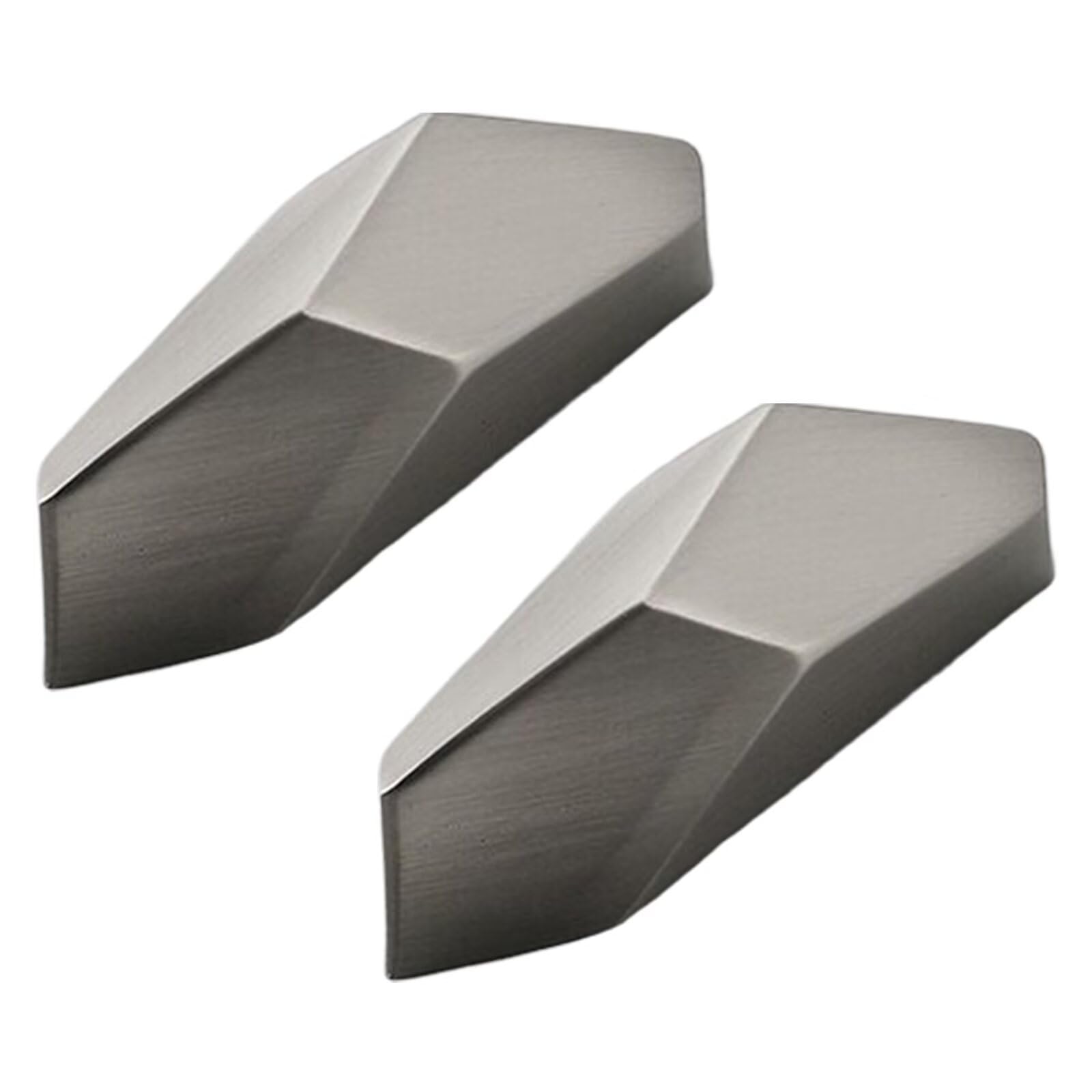 TYYCKJ 2 Packs Cabinet Drawer Pull Wardrobe Handle Zinc Alloy Door Knobs, Brushed Nickel Handles for Kitchen Cabinets Bedroom Bathroom Cupboard Handle Metal Dresser Knob, Hole Distance 32mm