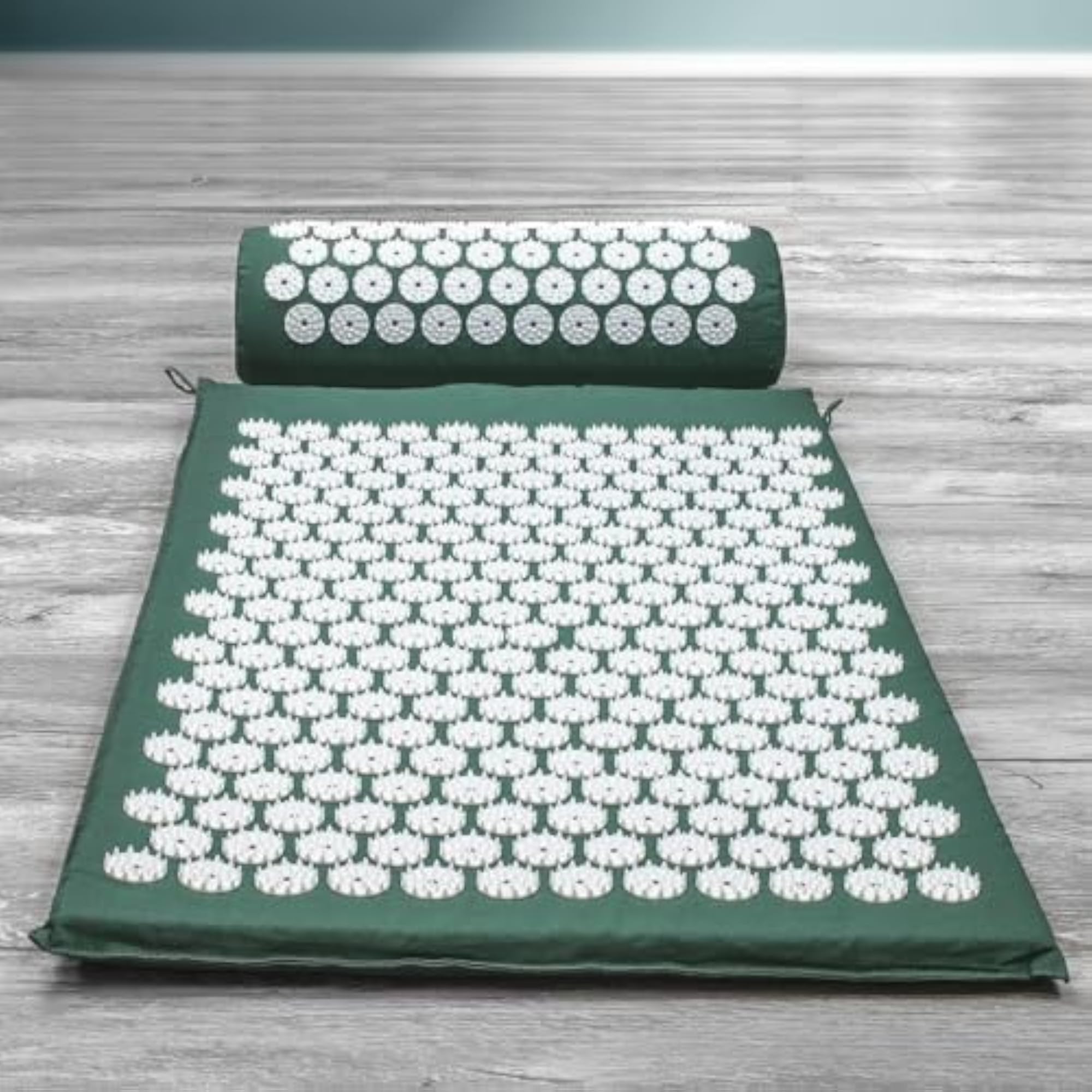 Ncry Acupressure Mat Set for Neck and Back Pain