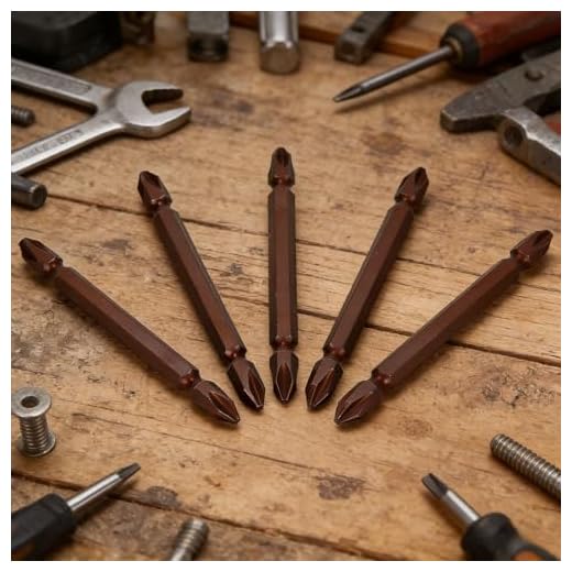1 Piece S2 Double Head Cross Electric Screwdriver Bit, 150mm Strong Magnetic Wear Resistant Driver Bit for Power Drill and Furniture Assembly