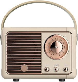 YFQHDD Retro BT Speaker Vintage FM Radio Old Fashioned Classic Strong Bass Enhancement (Color : D, Size : Fits all)
